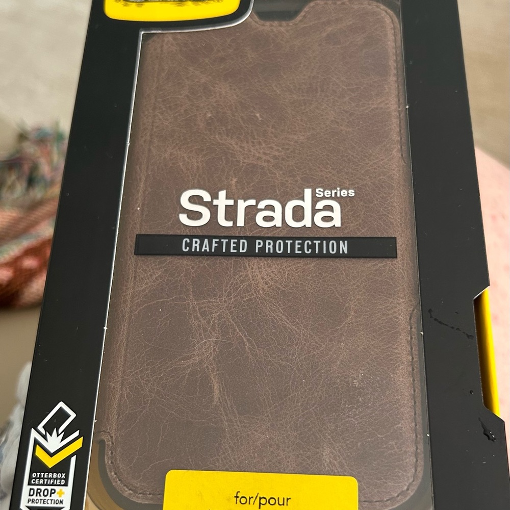 New in Box. Strada Series Brand new Otter Box leather case for iPhone 11 Pro.